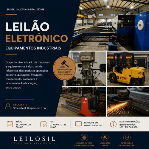 Máquinas Industriais Metalomecânica | Trofa