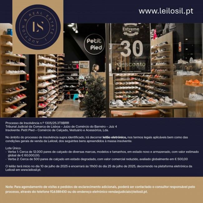 Lote de Sapatilhas